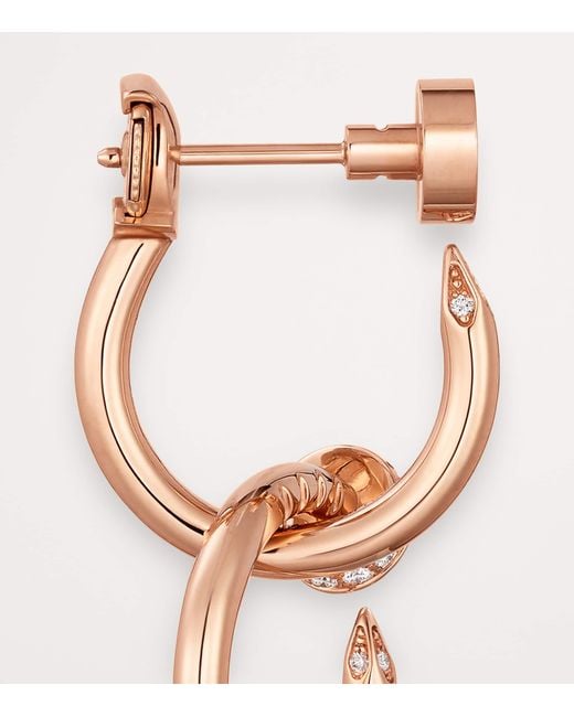 Cartier Metallic And Diamond Juste Un Clou Earrings