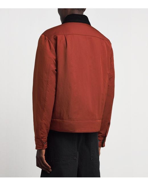 Fred Perry Red Caban Jacket for men