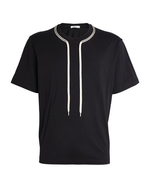 Craig Green Black Lace-detail T-shirt for men
