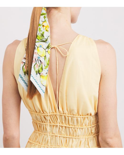 Harrods Metallic Silk High Summer Twilly Scarf