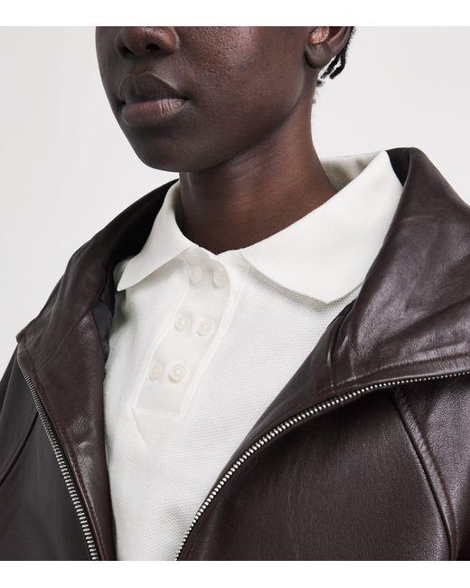 Claudie Pierlot White Piqué Cotton Polo Shirt