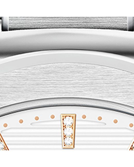 Piaget Metallic Stainless Steel And Diamond Polo Date Watch