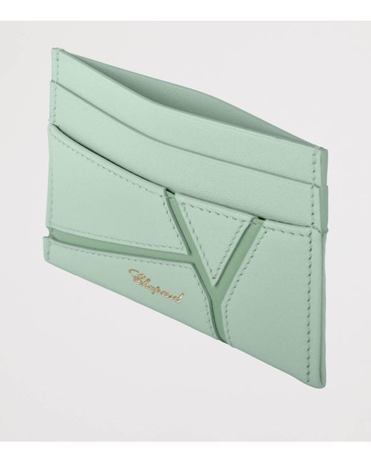 Chopard Green Small Leather Diamond Card Holder