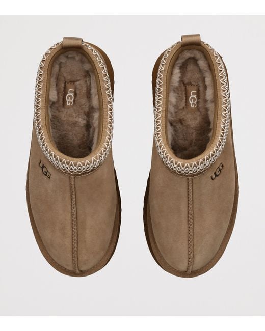 Ugg Brown Suede Tazz Ii Slippers