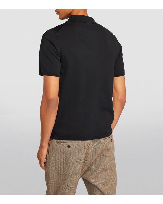 Sandro Black Polo Shirt for men