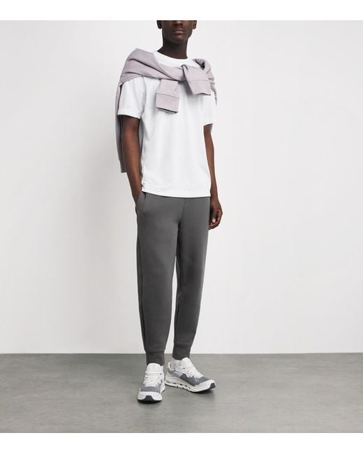 On Shoes Gray Cott-Blend Focus Tech Sweatpants for men