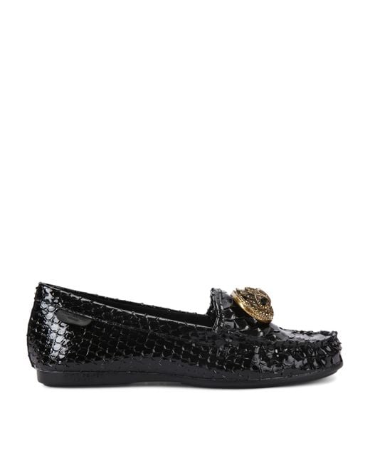 Kurt Geiger Black Leather Chelsea Loafers