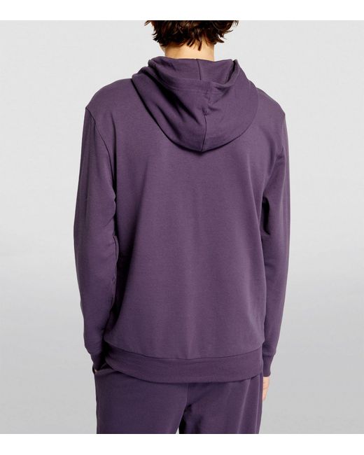 Calvin Klein Purple Cotton-blend Intense Power Hoodie for men
