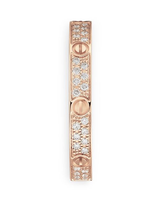 Cartier Brown And Diamond Love Ring