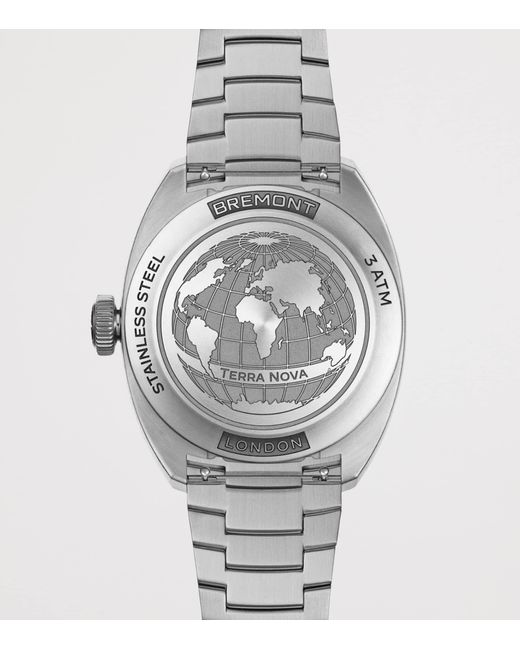 Bremont Gray Stainless Steel Terra Nova Jumping Hour Watch