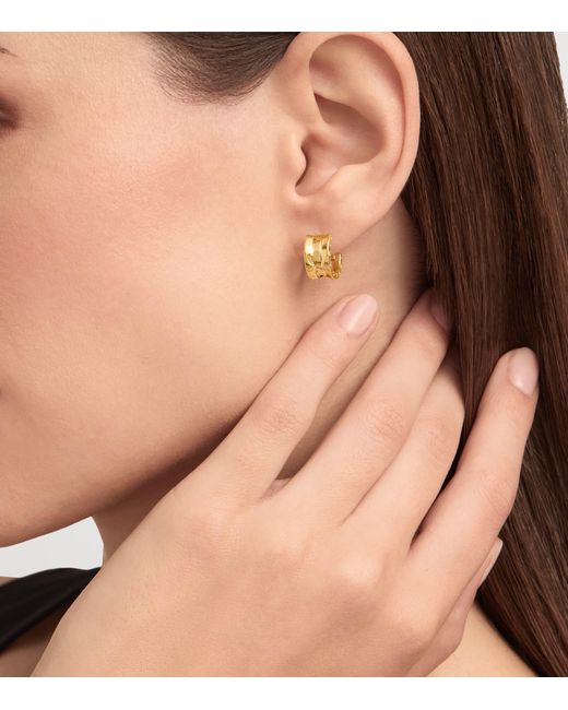 BVLGARI Metallic B.Zero1 Single Hoop Earring