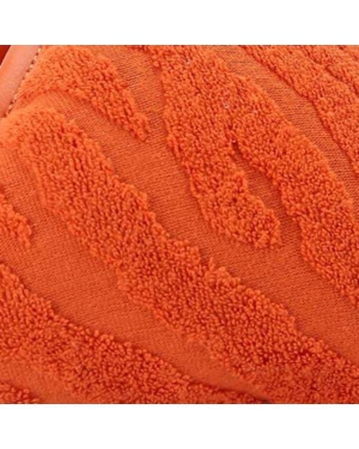 Kurt Geiger Orange Terry Eagle Puff Slides for men