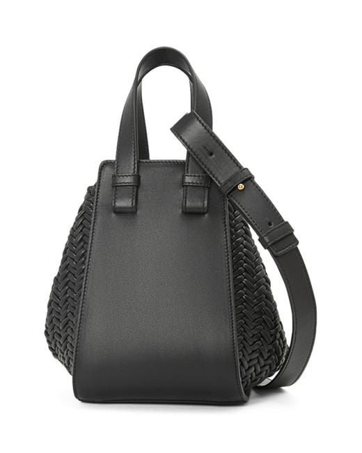 Loewe Black Leather Hammock Top-Handle Bag