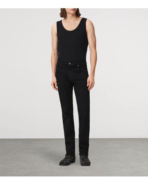 AllSaints Black Sid Ultra Skinny Jeans for men