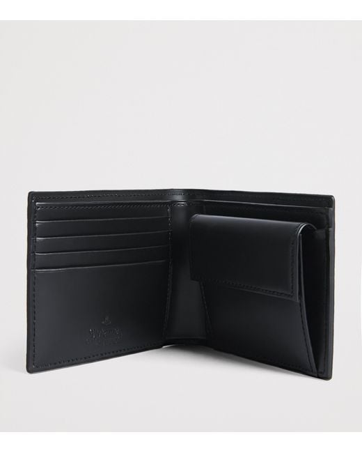 Vivienne Westwood Black Leather Logo Wallet for men