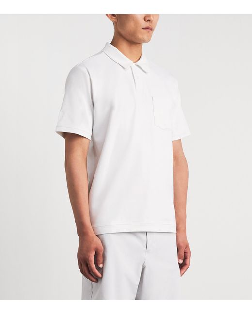 vuori White Ponto Performance Polo Shirt for men