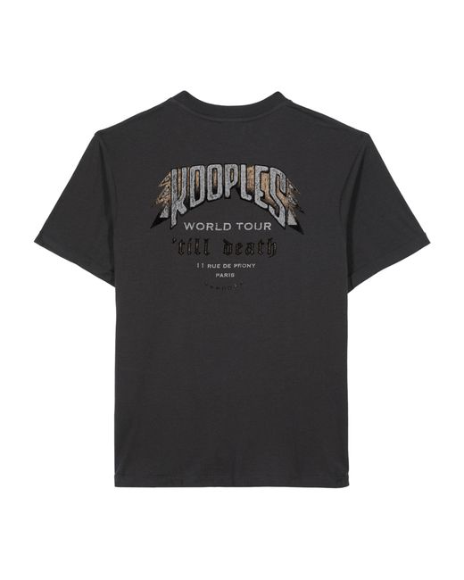 The Kooples Black Printed T-shirt