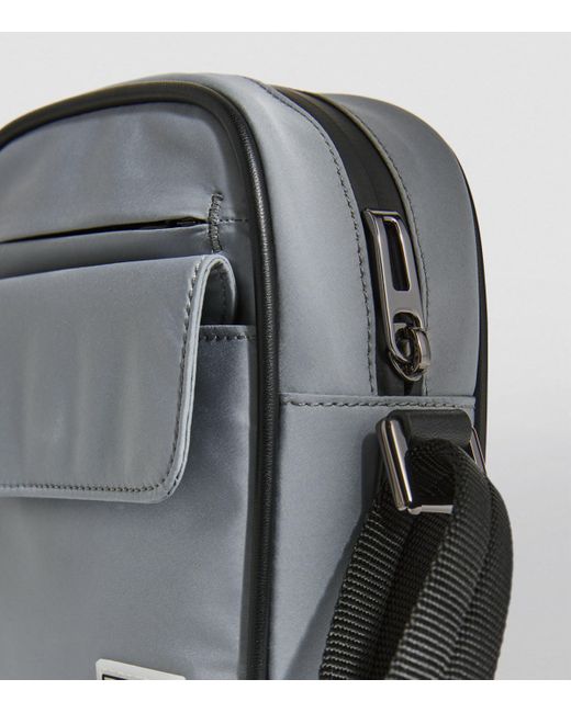 Emporio Armani Black Cross-Body Tech Case for men