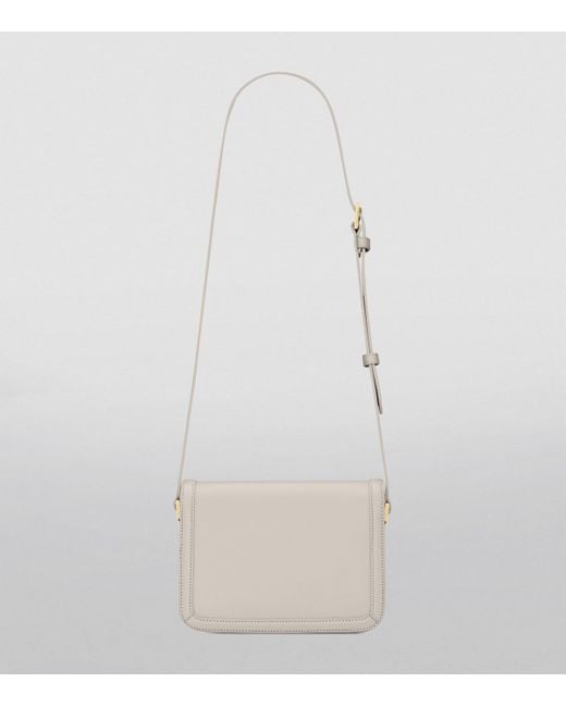 Saint Laurent White Small Solferino Satchel
