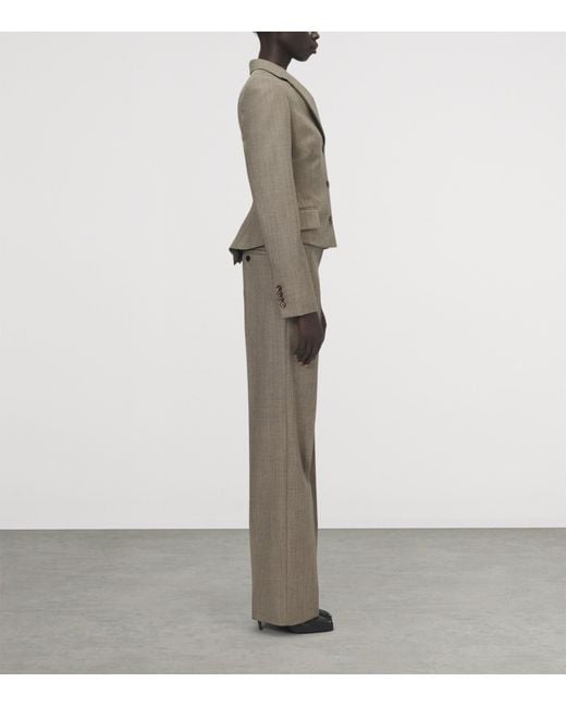 McQueen Gray Wool Blazer