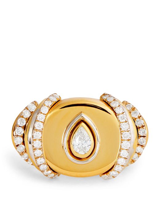 L'Atelier Nawbar Metallic And Diamond N*93 Sailor Moon Pinky Ring