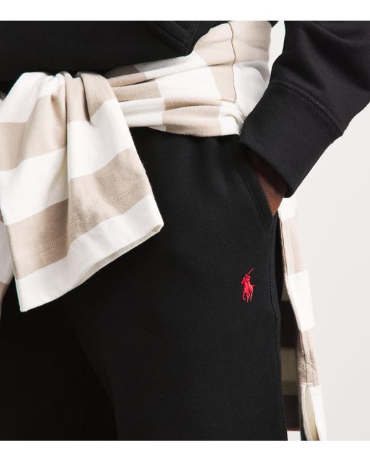 Polo Ralph Lauren Black Polo Pony Sweatpants for men