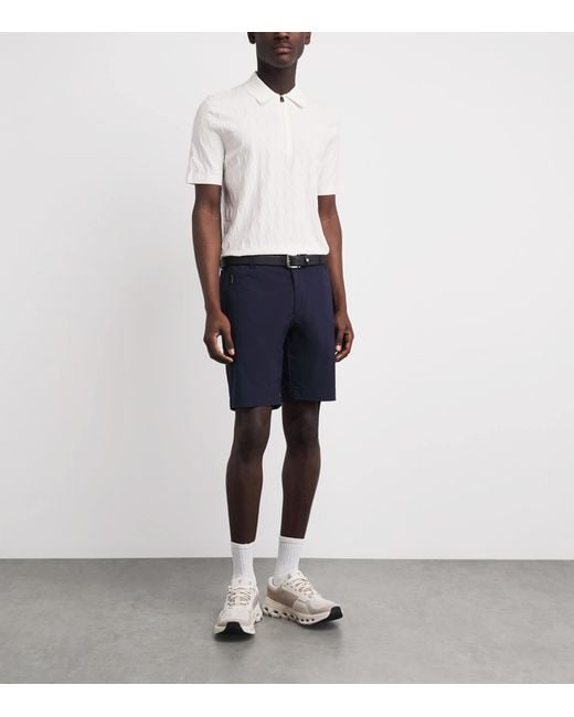 Bogner White Knitted Maxim Polo Shirt for men