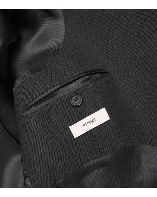 Totême  Black Overlay Blazer