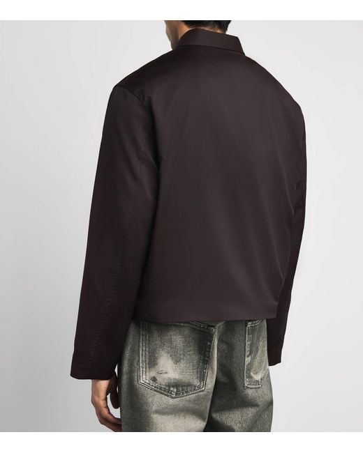 Our Legacy Black Virgin Wool Zip-Up Jacket for men