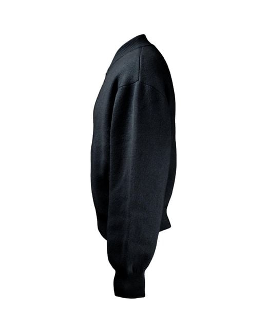 Alan Scott Black Cashmere Bomber Jacket for men