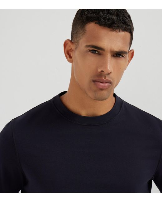 Brunello Cucinelli Black T-Shirts for men