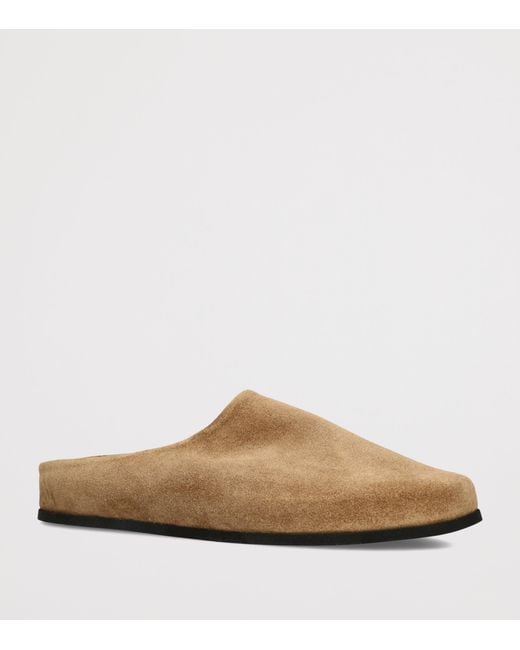 Dear Frances Brown Suede Vico Clogs