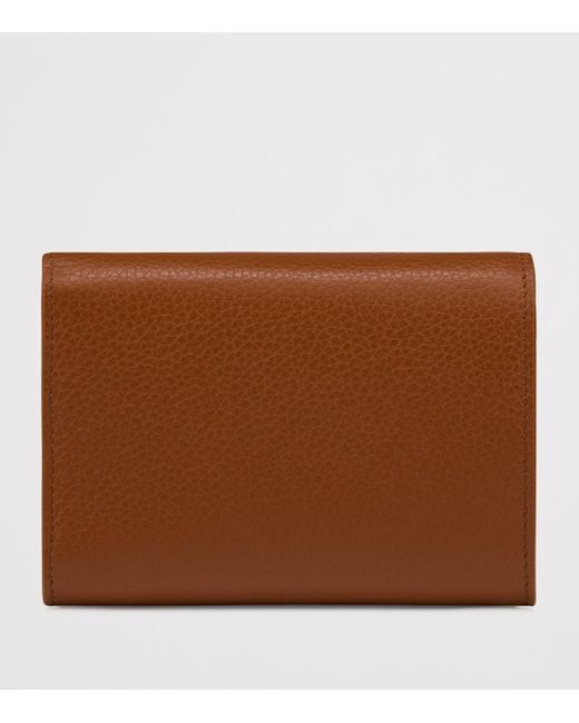 Christian Louboutin Brown Mooncrest Leather Trifold Wallet for men