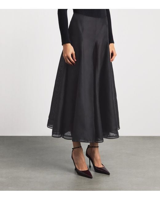 Herskind Black Greta Silk Skirt