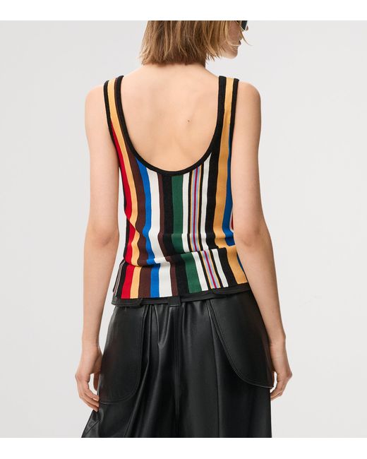 Loewe Multicolor Striped Rib Tank Top