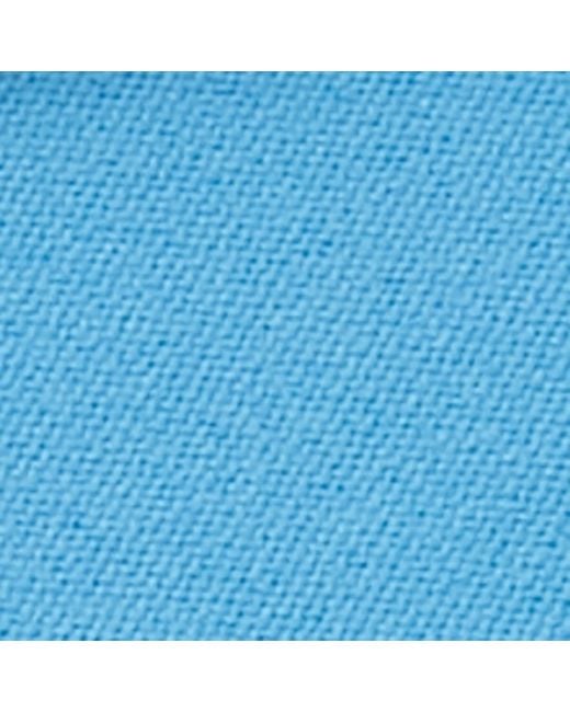 On Shoes Blue Open-Back Studio Crop Top