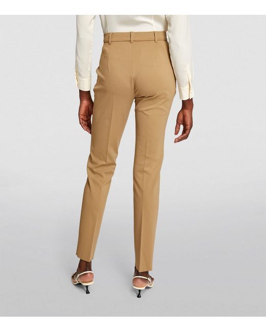 Max Mara Natural Slim Tailored Trousers