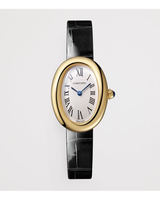 Cartier Metallic Small Baignoire De Watch
