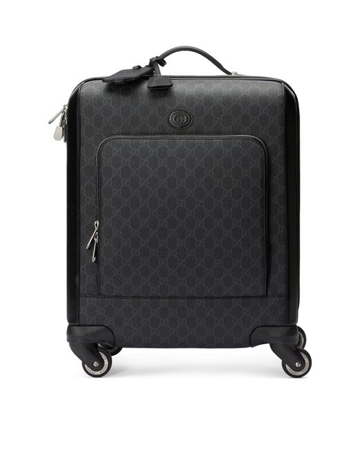 Gucci Black Small Gg Supreme Cabin Suitcase (51cm)