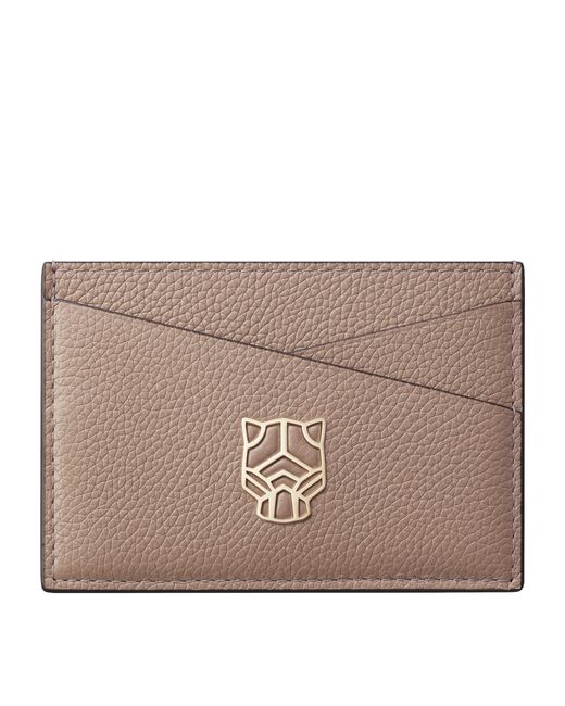 Cartier Brown Panthère Graphique De Card Holder
