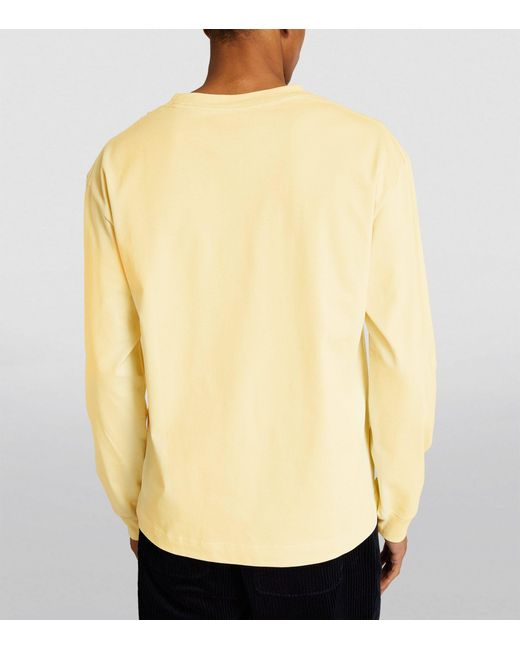 Studio Nicholson Yellow Long-sleeve T-shirt for men