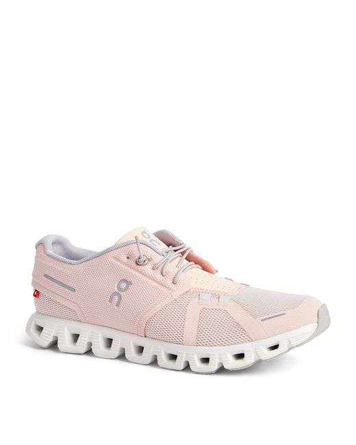On Shoes Pink Cloud 5 Trainers