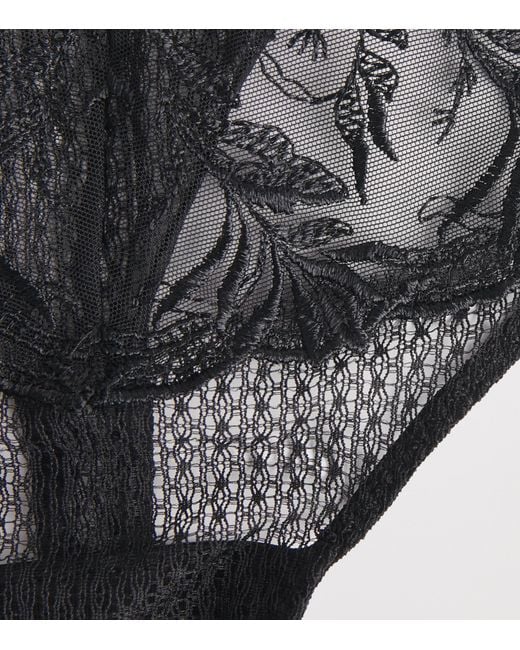 Aubade Black Lace Hidden Treasure Tanga