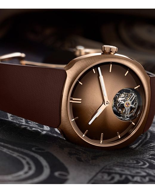 H. Moser & Cie Brown X Pierre Gasly Streamliner Tourbillon Watch
