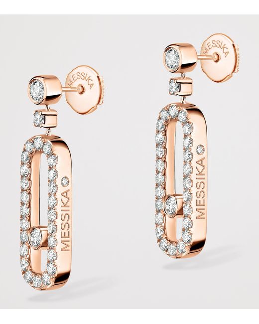 Messika Metallic Move Uno And Diamond Earrings