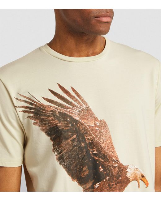 Under Armour White Project Rock Eagle T-shirt for men