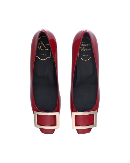 Roger Vivier Red Belle Viver Pumps 45