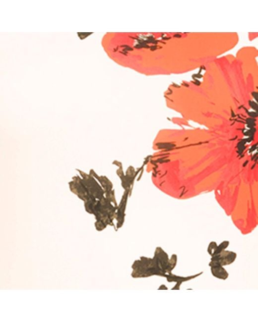 Alaïa Red Floral Print Bodysuit