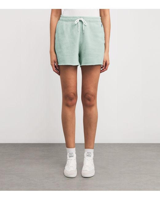 Polo Ralph Lauren Blue Fleece Polo Pony Shorts