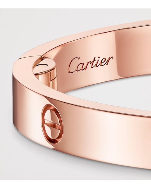 Cartier Pink Medium And Diamond Love Bracelet